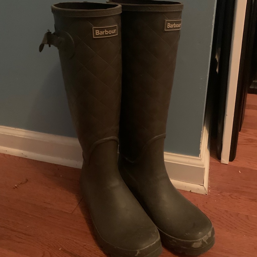Today Only! Barbour Rain Boots